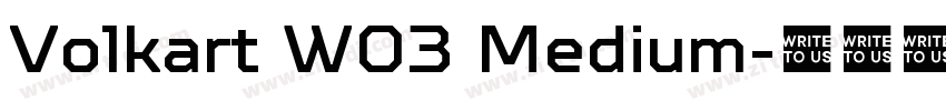 Volkart W03 Medium字体转换